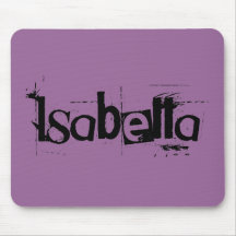 Isabella (Grunge) Mousepad