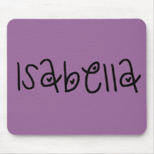 Isabella (Hearts) Mousepad
