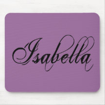 Isabella (Script) Mousepad