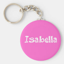Isabella (Smiley) Keychain