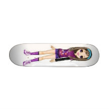 Isabella, the Skater Custom Skateboard
