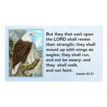 Isaiah 40:31 Church Business Card