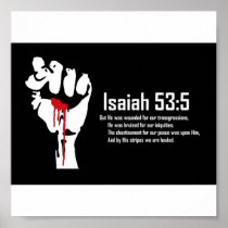 Isaiah 53:5 print