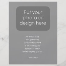 ISAIAH 53:6 Bible Verse Flyer
