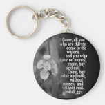 ISAIAH 55:1 BIBLE SCRIPTURE FAVORITE KEYCHAIN