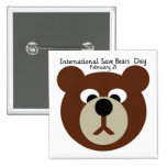 ISBD BROWN BEAR BUTTON
