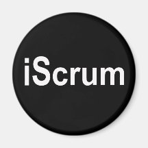 iScrum Rugby Scrum Tshirt Refrigerator Magnet