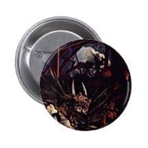 Isenheim Former Altar Altar In The Antonine Isenhe Pinback Button