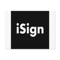 iSign Post Card