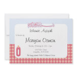Islam Aqiqah invitation cute baby bottle
