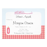 Islam Aqiqah invitation cute baby bottle