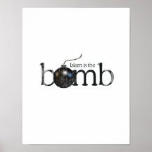 Islam is the bomb Faded.png Print
