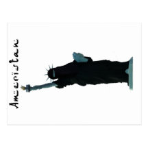 Islam Muslim version USA Statue of Liberty Hijab Postcards