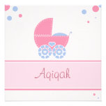 Islamic Aqiqa invitation bismillah baby