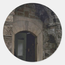 Islamic Building And Doors Round Stickers