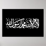 Islamic Courts Union, Somalia flag Print