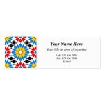 Islamic geometric pattern Business Card