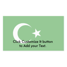 Islamic Republic Of Turkestan, Colombia flag Business Card Templates