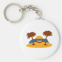 Island - Beach Keychain