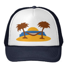 Island - Beach Mesh Hat