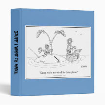 Island Cartoon Binder