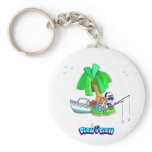 Island Couple Key Chain