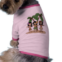 Island Dancing Girls Dog Clothing