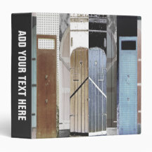 Island Doors Vinyl Binder