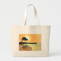 Island Gold Tote Bags