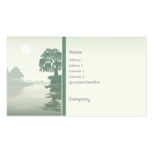 Island Green Business Card Template
