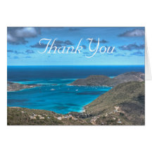 Island Thank You Notecard