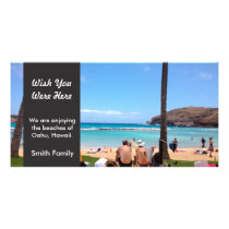Island Vacation Photo Greeting Card