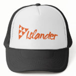 Islander Trucker Cap Black Mesh Hat
