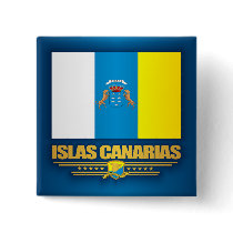 Islas Canarias (Canary Islands) Pinback Buttons