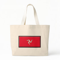 Isle of Man Flag Tote Bags