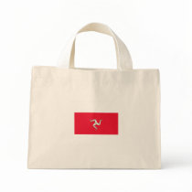 Isle Of Man FLAG International Tote Bags