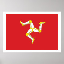 Isle of man Flag Posters
