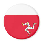 Isle Of Man, Ireland flag Fridge Magnets