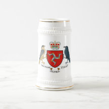 Isle of Man Official Coat Of Arms Heraldry Symbol Mug