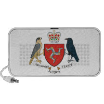 Isle Of Mann Coat Of Arms Mini Speaker
