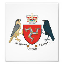 Isle Of Mann Coat Of Arms Photo Art