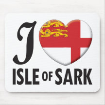 Isle of Sark Love Mousemats