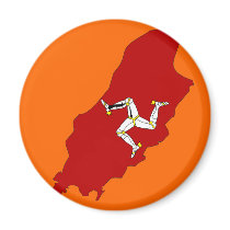 Isleofman flag map magnet