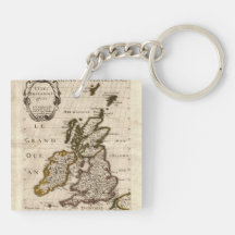 Isles Britanniques - 1700 Nicolas Fils Sanson Map