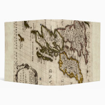 Isles Britanniques - 1700 Nicolas Fils Sanson Map Binder
