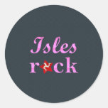 Isless Rock - Cute Pink Sticker