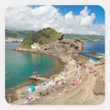 Islet in the Azores Square Stickers