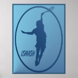 iSMASH Tennis framed Poster posters