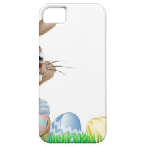 Isolated Easter footer design iPhone 5 Cases