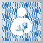 Isometric Weave Nursing / Breastfeeding Symbol Posters